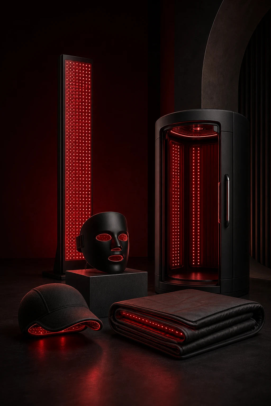 NEVORI red light therapy product portfolio
